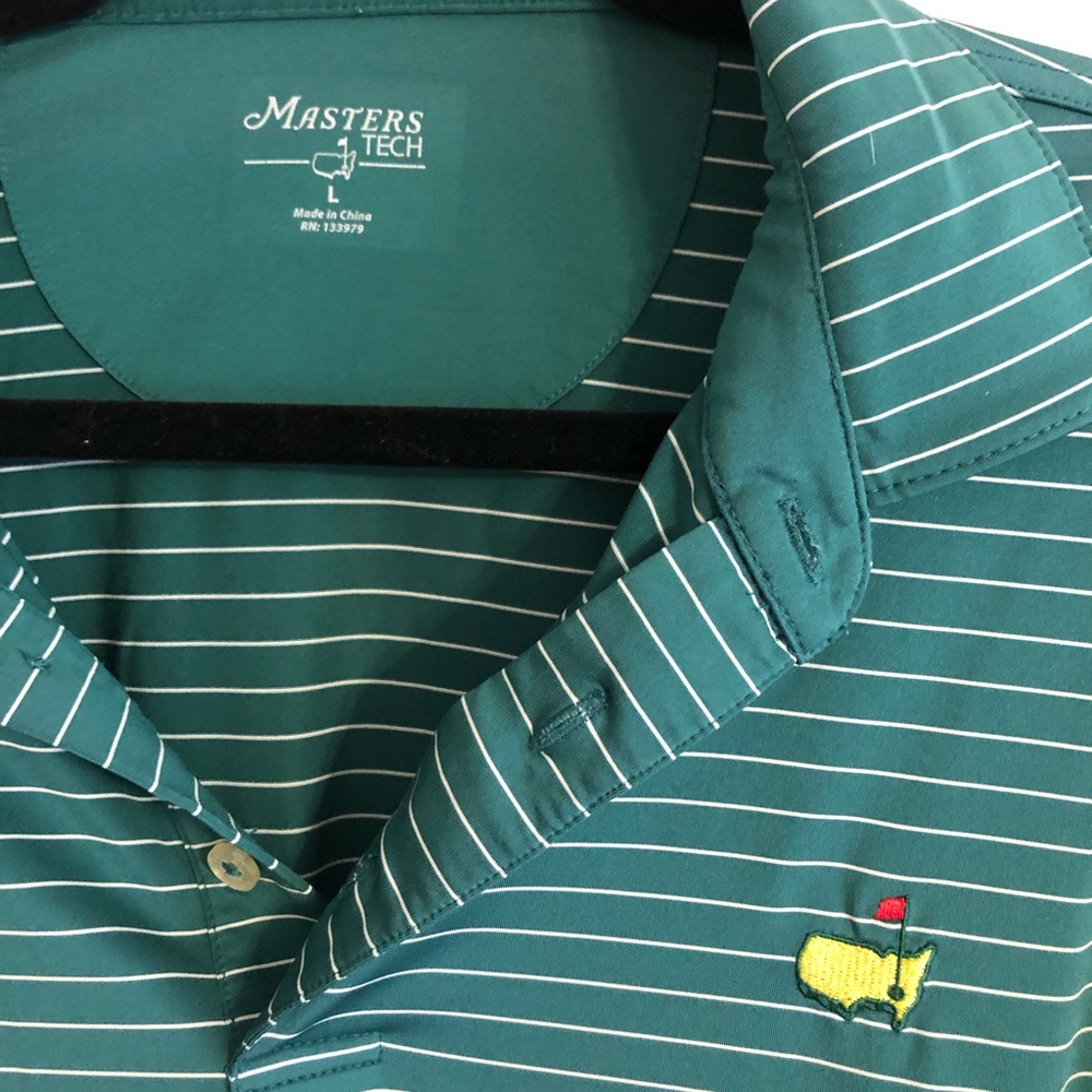 Men’s Masters Gold polo large